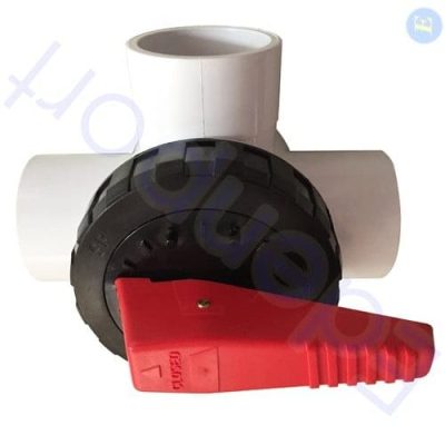 ABS Swimming Pool PVC Ball Valves - 3-way
