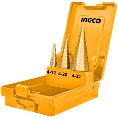 Step Drill Bit Set 3Pcs