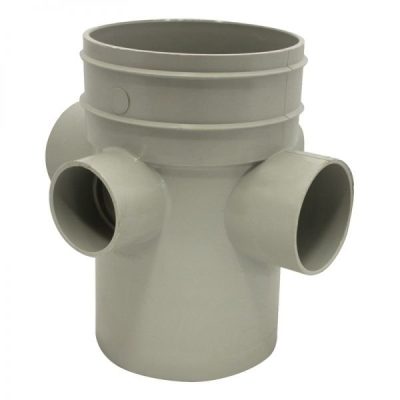 DWV PVC Riser Junction M/F