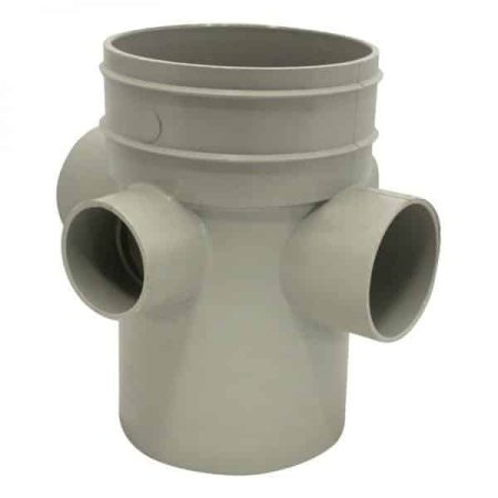 DWV PVC Riser Junction M/F
