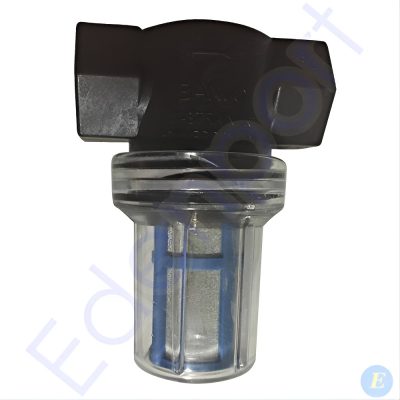 Polypropylene Mini T Line Strainer Clear Bowl