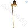 Brass toilet cistern float valve with long arm