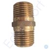 Brass male threaded pipe nipple fitting