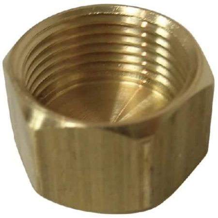 Brass female threaded hex cap fitting