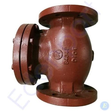 Cast iron flanged industrial check valve