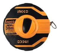 Ingco 30m measuring tape reel, black and orange
