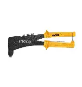 Black and yellow hand riveter tool