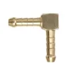 Brass 90-degree hose barb fitting