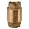 Brass threaded non-return valve fitting