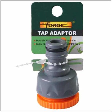 Grey and orange garden tap adaptor fitting