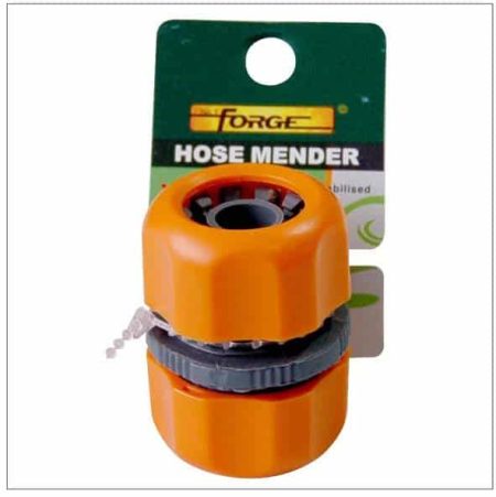Orange Forge hose mender connector fitting