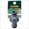 Forge 2 way garden hose coupler connector