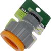 Grey and orange garden tap connector adaptor