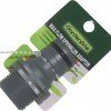 Garden hose tap connector set in retail packaging