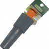 Bundle of green plastic-coated garden stakes