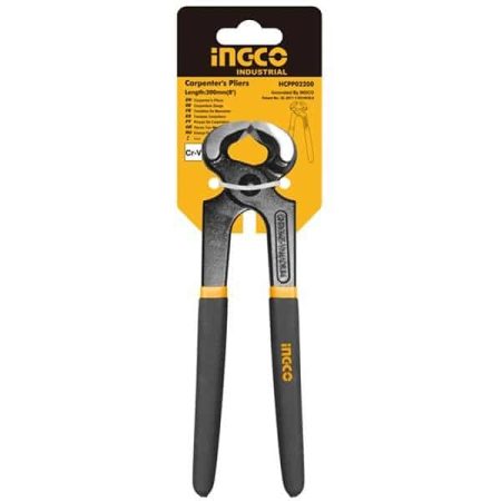 INGCO carpenter's pliers in retail packaging