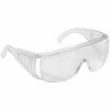 Clear wraparound safety glasses with side protection