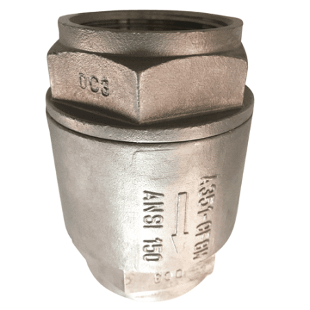 Stainless steel threaded pipe fitting valve
