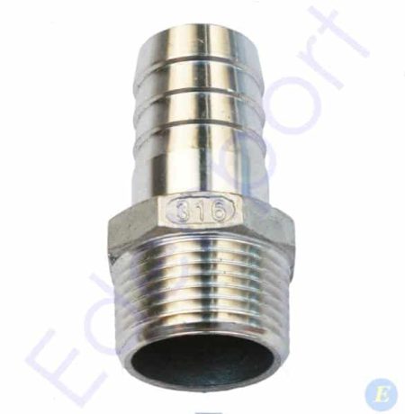 316 stainless steel hose barb fitting