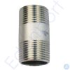Galvanised threaded pipe nipple fitting