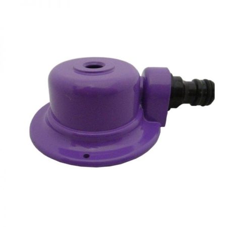 Purple garden hose tap connector fitting