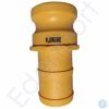 Yellow industrial flowline pipe coupling component