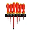Set of insulated red and yellow screwdrivers