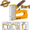 INGCO 2-in-1 industrial stapler nailer tool