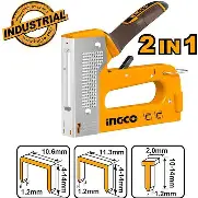 INGCO 2-in-1 industrial stapler nailer tool