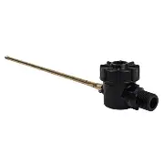 Float valve with brass rod and plastic body