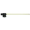 Black actuator with long brass rod attachment