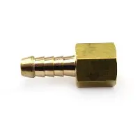 Brass hose barb fitting with female thread