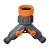 Dual outlet garden hose splitter connector