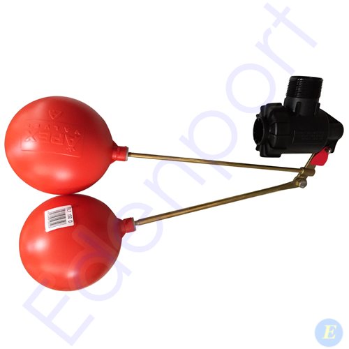 Dual red float valve for water tank