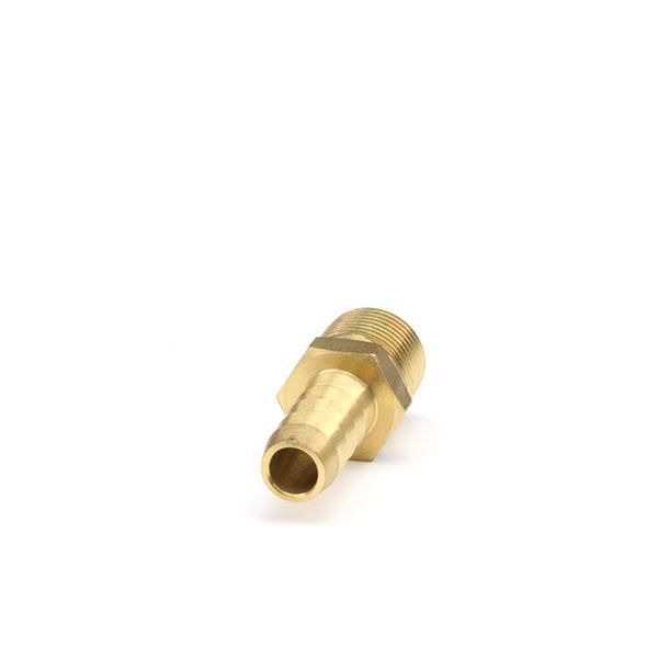 Brass hose barb fitting with male thread