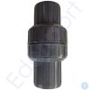 Black plastic pipe coupling fitting