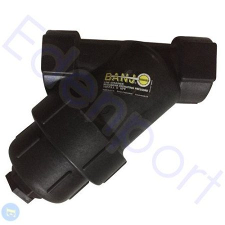 Black Banjo Y-strainer irrigation filter