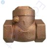 Bronze threaded plumbing check valve