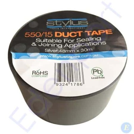 Roll of Stylus 550/15 silver duct tape
