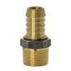 Brass hose barb male threaded fitting