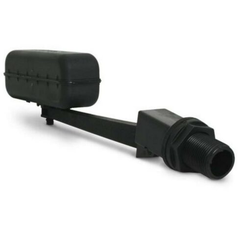 Black plastic water tank float valve