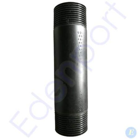 poly risers bsp black m/m 15mm