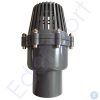 Grey PVC air release valve with bolted cap